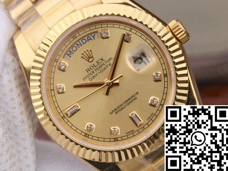 Yellow 988 Day-Date II Elegant Gold Rolex EW Factory Dial 18K 40MM 218238 0814